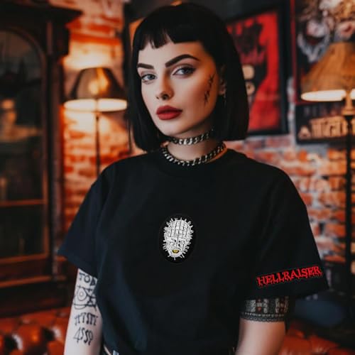 Cute-Patch Hellraiser Embroidered Iron on Patches Horror Movie Gifts Halloween Shirt DIY - Image 5