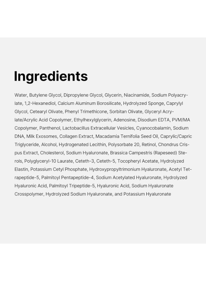 PDRN Pink Collagen Exosome Shot Serum 7,500 PPM | Liquid Skin Booster | Exosome, Salmon DNA PDRN, Spicules | Uneven Skin Tone, Pore Care, Skin Texture | Korean Skin Care