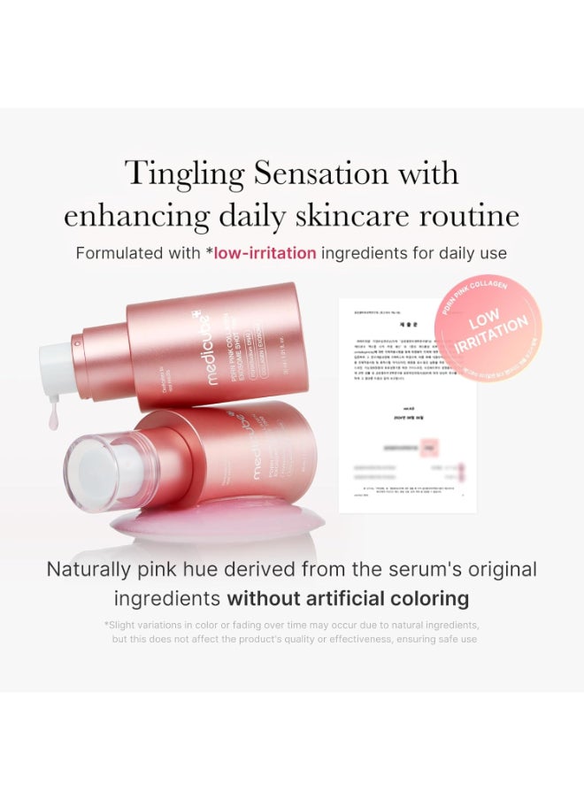 Medicube PDRN Pink Collagen Exosome Shot Serum 7,500 PPM | Liquid Skin Booster | Exosome, Salmon DNA PDRN, Spicules | Uneven Skin Tone, Pore Care, Skin Texture | Korean Skin Care  - Image 5