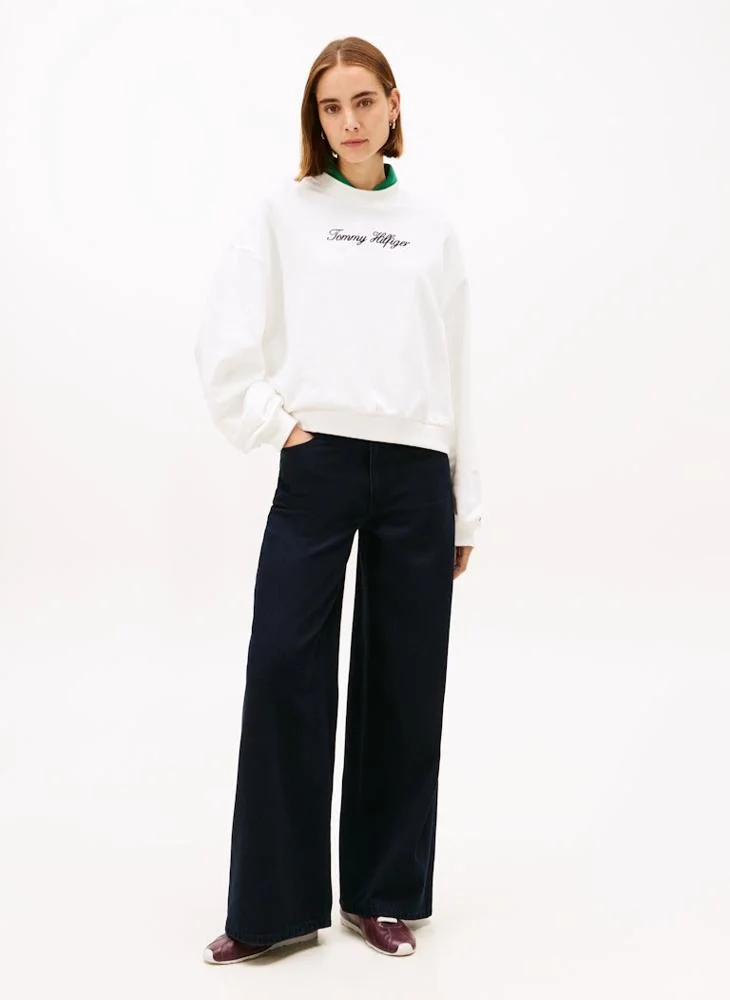 TOMMY HILFIGER Graphic Crew Neck Sweatshirt