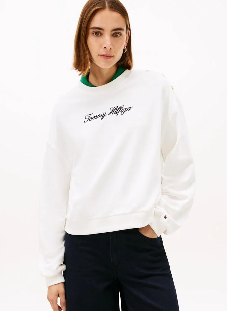 TOMMY HILFIGER Graphic Crew Neck Sweatshirt