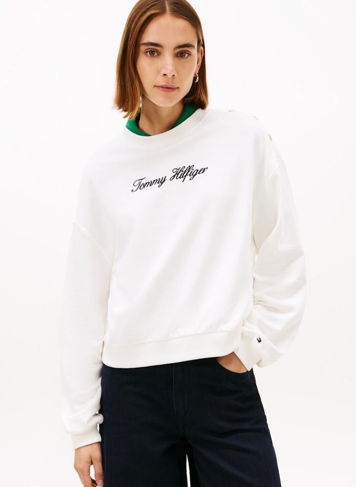 TOMMY HILFIGER Graphic Crew Neck Sweatshirt - Image 1