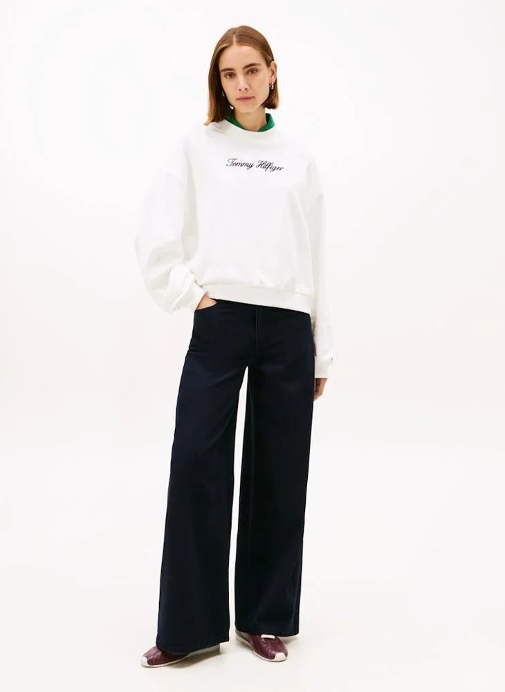 TOMMY HILFIGER  Graphic Crew Neck Sweatshirt for Women | Best Price UAE