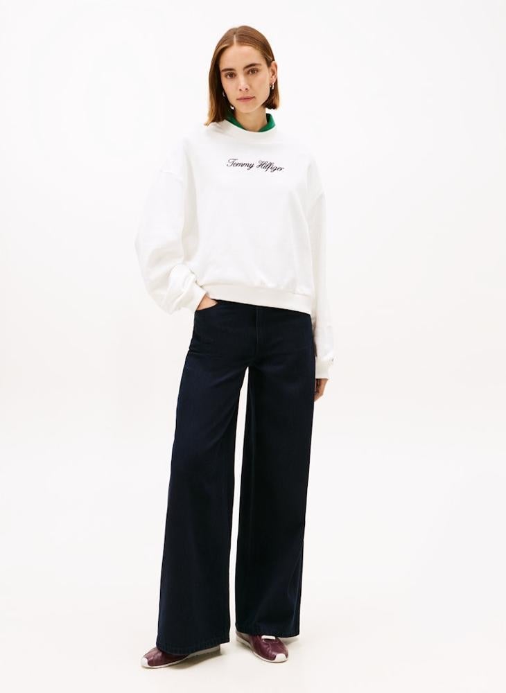 TOMMY HILFIGER Graphic Crew Neck Sweatshirt - Image 4