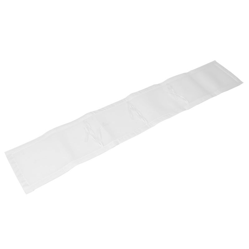 Breathable Baby Crib Mesh Liner Infant Children Crib Protector Bumper Crib (150+320) x 27 x 0.25cm White - Image 1