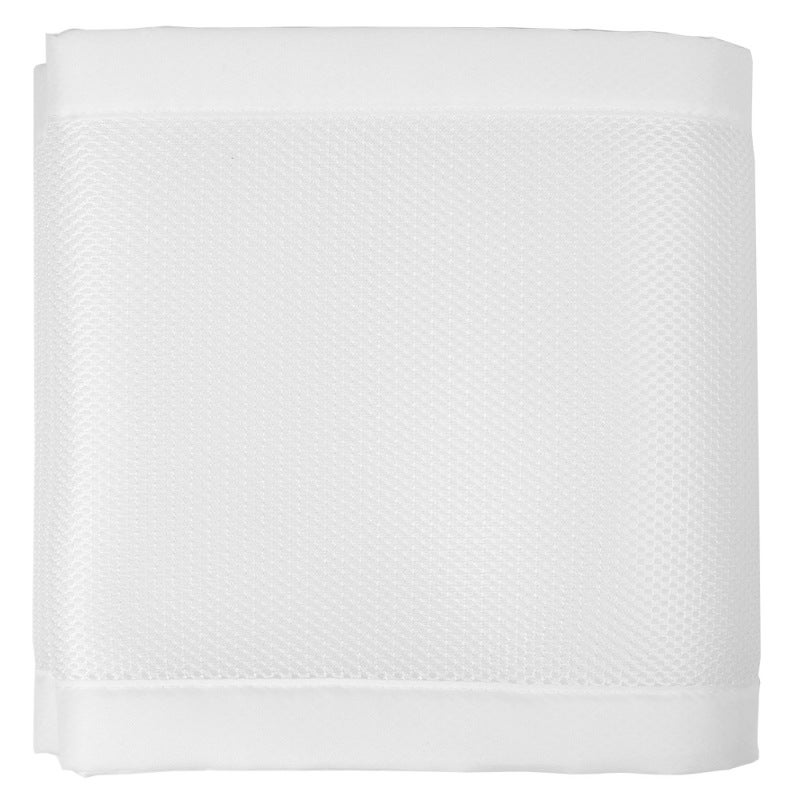 Breathable Baby Crib Mesh Liner Infant Children Crib Protector Bumper Crib (150+320) x 27 x 0.25cm White - Image 2