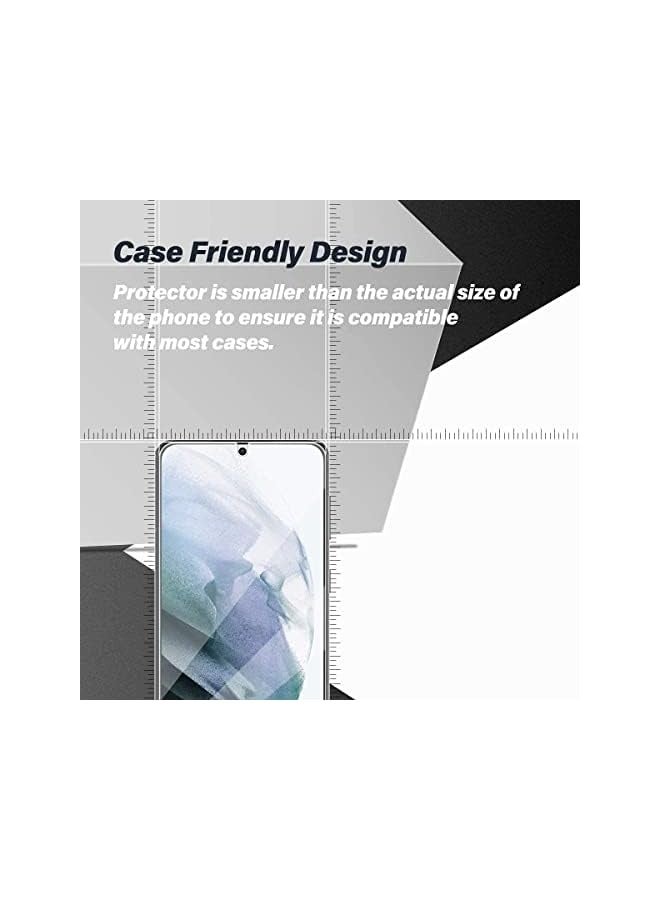 بروماس واقي شاشة Galaxy S22 Plus 5G، زجاج مقسى 9H، متوافق مع بصمات الأصابع، مع عبوتين من واقي عدسة الكاميرا، طبقة مقسى رفيعة للغاية بتغطية كاملة، لهاتف Galaxy S22+ (2+2 Pack 6.6") - Image 3