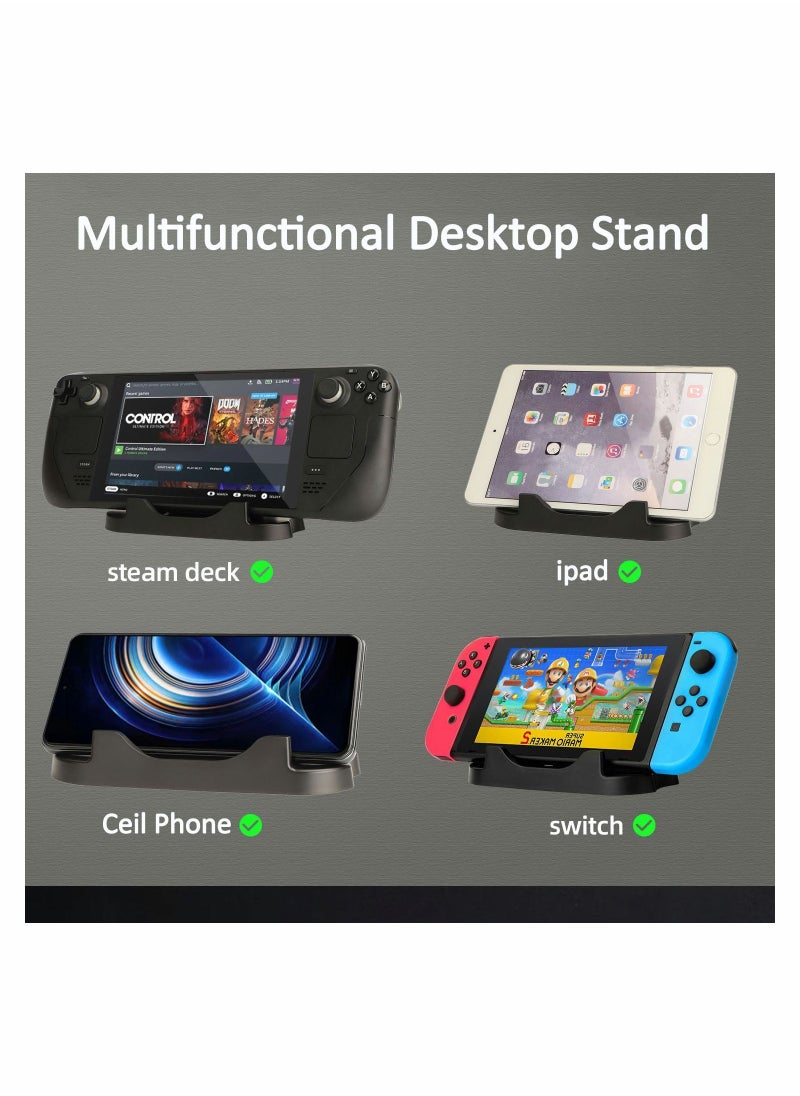 Y&D Stand Base Compatible with for Valve Steam Deck 2021 Upgraded Storable Charger Antislip Accessories Holder Switch Lite OLED Tablets Smartphones  - Image 3