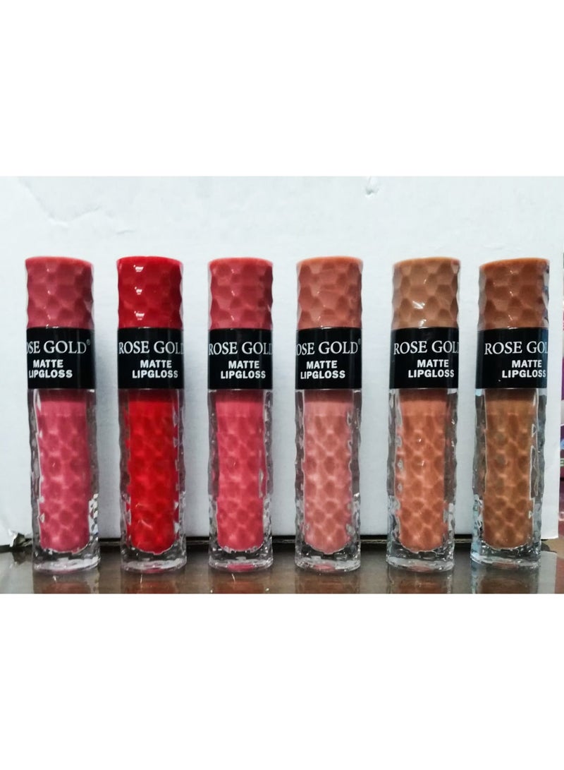 Rose Gold Long lasting matte velvet lipgloss (ROSE GOLD)03 - Image 2