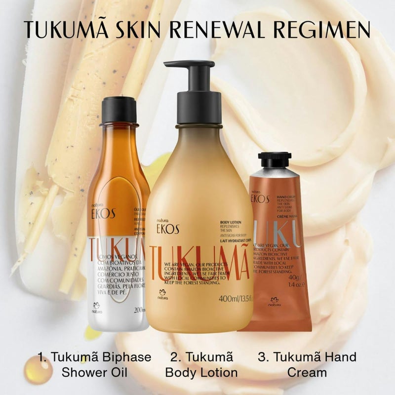 Natura â€“ TukumÃ£ Hyaluronic Acid Boosting Hand Cream - Moisturize & Improve Skin Texture - Anti-Signs & Anti-Aging - Vegan Skin Care - Brazilian Beauty Secrets - Self Care & Body Care - 1.41oz (40g) - Image 5