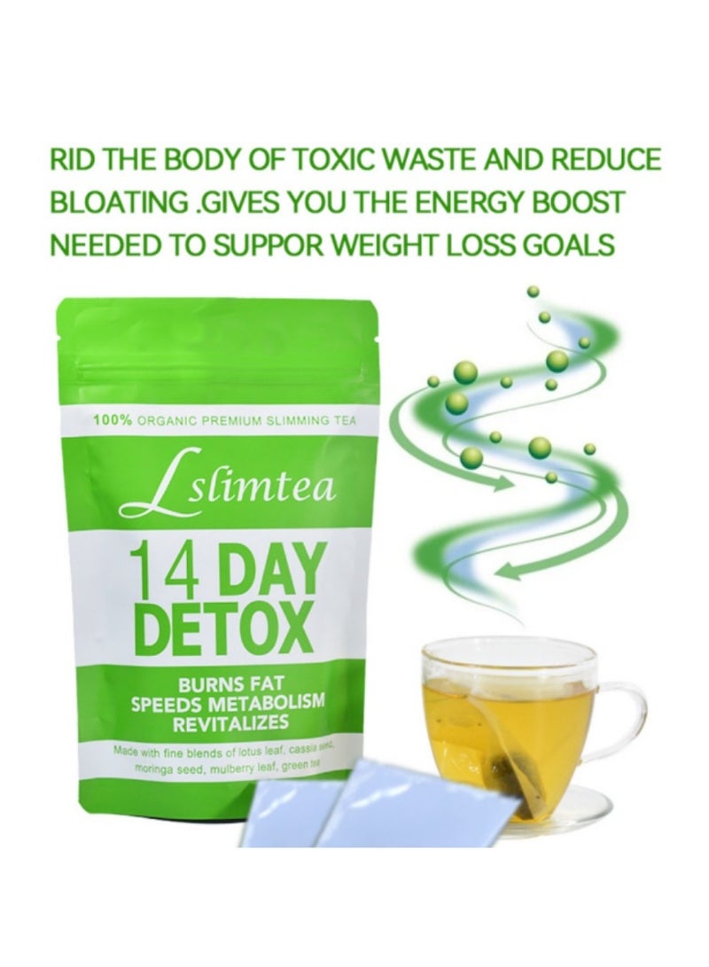 Wins Town Lslimtea 14 Day Detox, 100% Organic Premium Slimming Tea, Burns Fat Speeds Metabolism Revitalizes, Support Healthy Digestive and Metabolism, for Weight Loss, 14 Bags - Image 5