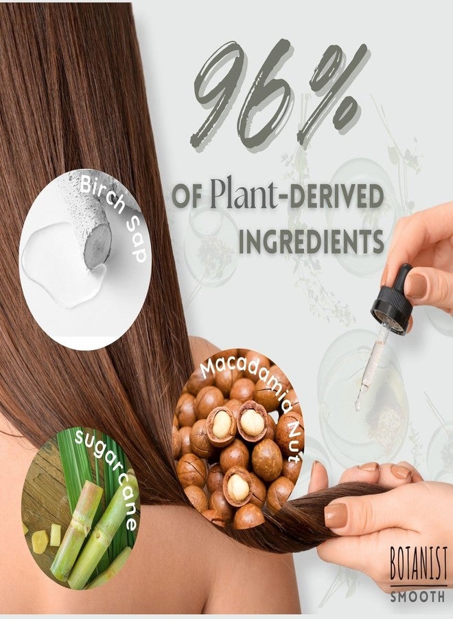 Botanist Anti Frizz Shampoo for Women & Men, Sulfate Free Shampoo with Keratin, Protein, Hyaluronic Acid, Ceramide & Collagen from Japan, Paraben & Silicone Free 15.5 Fl Oz GREEN APPLE & ROSE, SMOOTH - Image 3