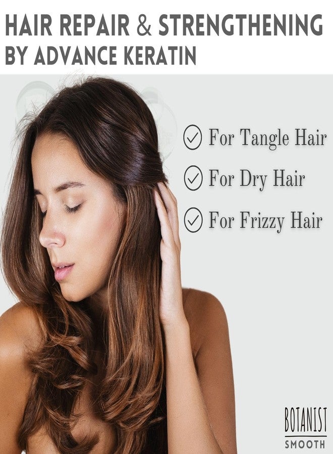 Botanist Anti Frizz Shampoo for Women & Men, Sulfate Free Shampoo with Keratin, Protein, Hyaluronic Acid, Ceramide & Collagen from Japan, Paraben & Silicone Free 15.5 Fl Oz GREEN APPLE & ROSE, SMOOTH - Image 2