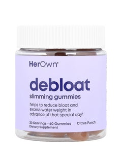 Her Own Her Own, Debloat Slimming Gummies, Citrus Punch, 60 Gummies  - Image 1