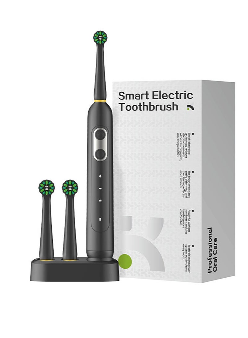 Generic Electric toothbrush rechargeable model, for men and women, rotating fully automatic round head brush, disinfection and sterilization  - Image 1