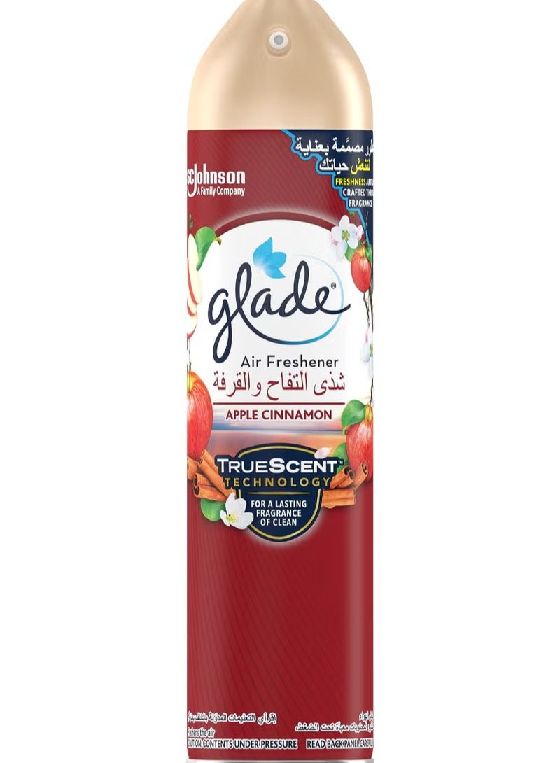 جليد GLADE AIR FRESHENER APPLE CINNAMON 300ML