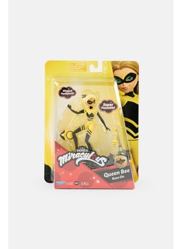 ZAG Heroez Miraculous Super Poseable Queen Bee Buzz-On Fashion Doll, Yellow  - Image 1