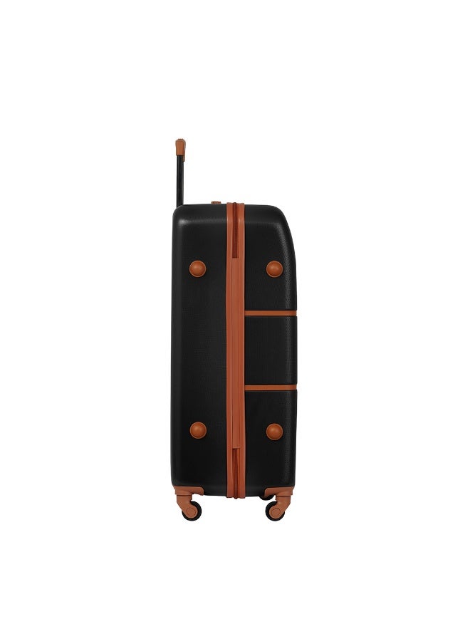 Eagle Express Iconic ABS Hard Trolley Luggage - 1 Piece - 24 inch - Dark Black - Scratch-Resistant with 360 Spinner Wheels - 1-Year Warranty - Image 3
