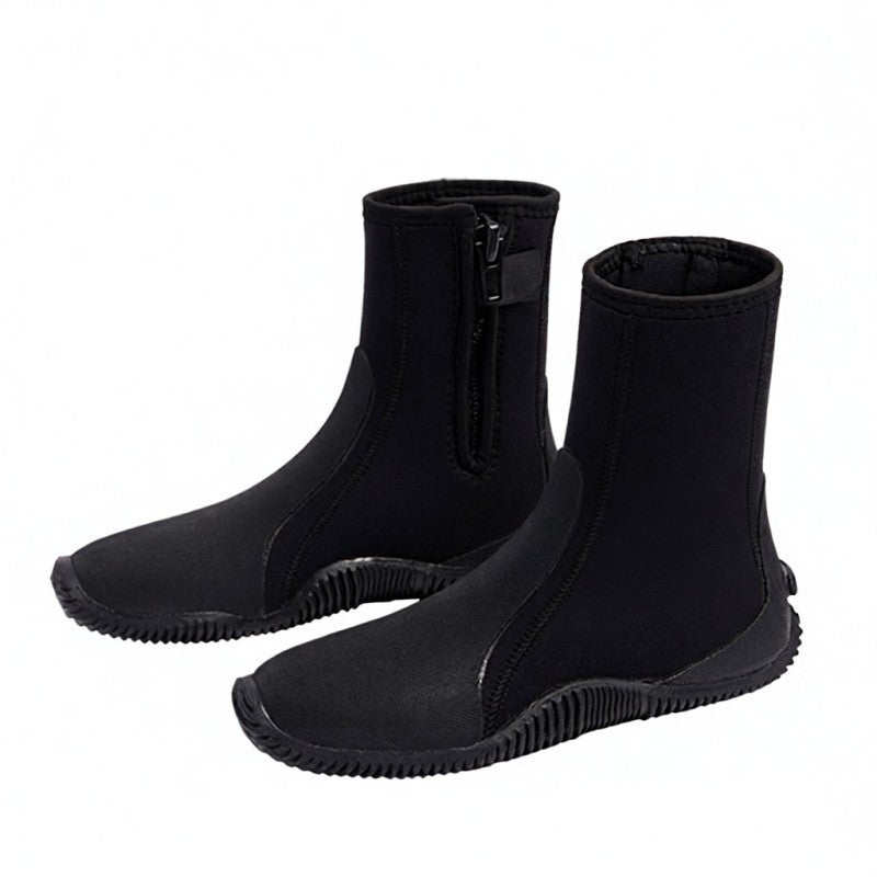 DIVE & SAIL Neoprene Dive Boots Anti-slip Surf Booties Scuba Diving Boots for Sailing Snorkeling Boating - Image 1