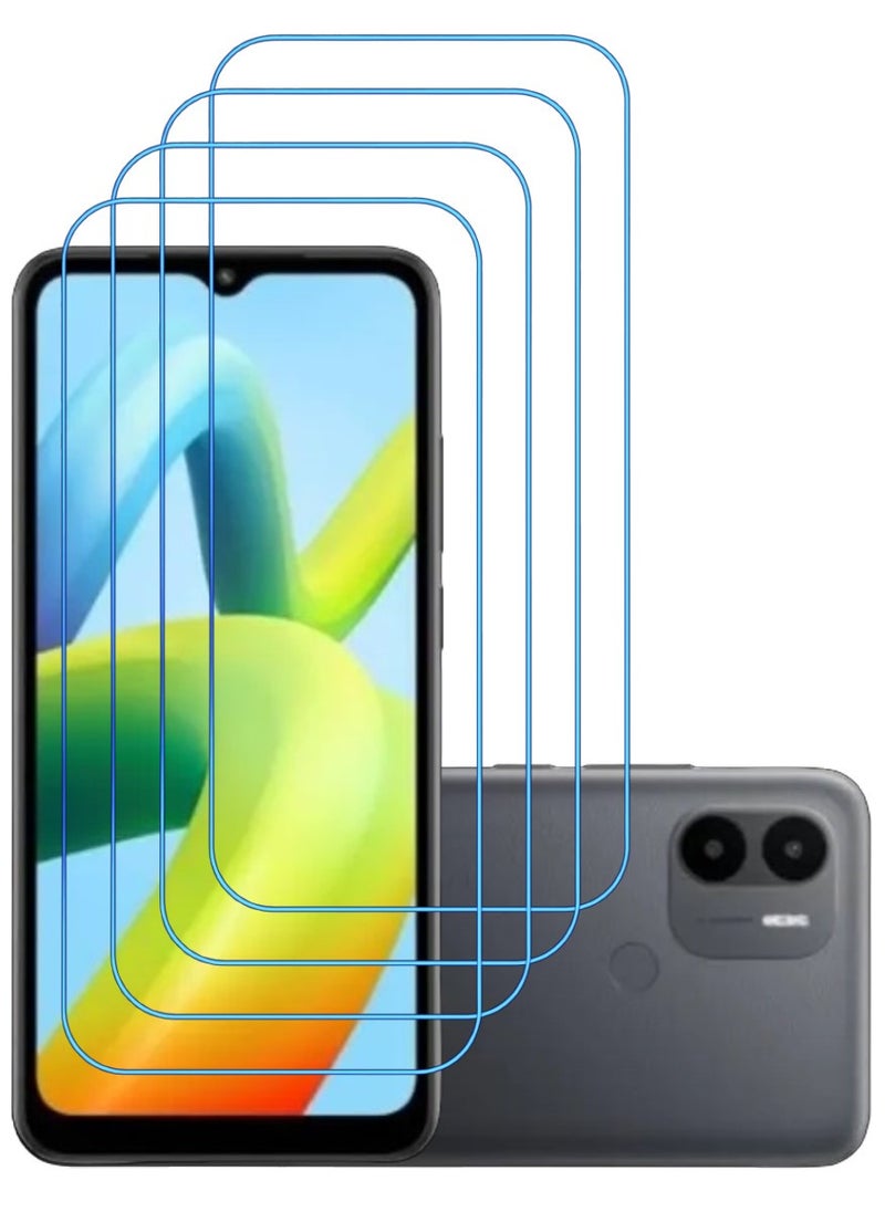 ACLIX 4 Pieces Antistatic ESD Dustproof Premium Quality High Definition Clear Tempered Glass Screen Protector Designed For Xiaomi Redmi A1+ - Image 1