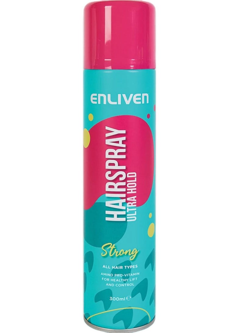 بخاخ الشعر إنليفن فائق القوة 300 مل
