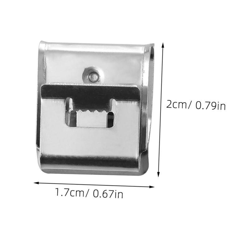 304 Stainless Steel Solar Panel Wire Clips Photovoltaic Grounding Cable Clamp Set - Image 3