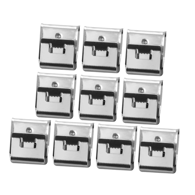 304 Stainless Steel Solar Panel Wire Clips Photovoltaic Grounding Cable Clamp Set - Image 2