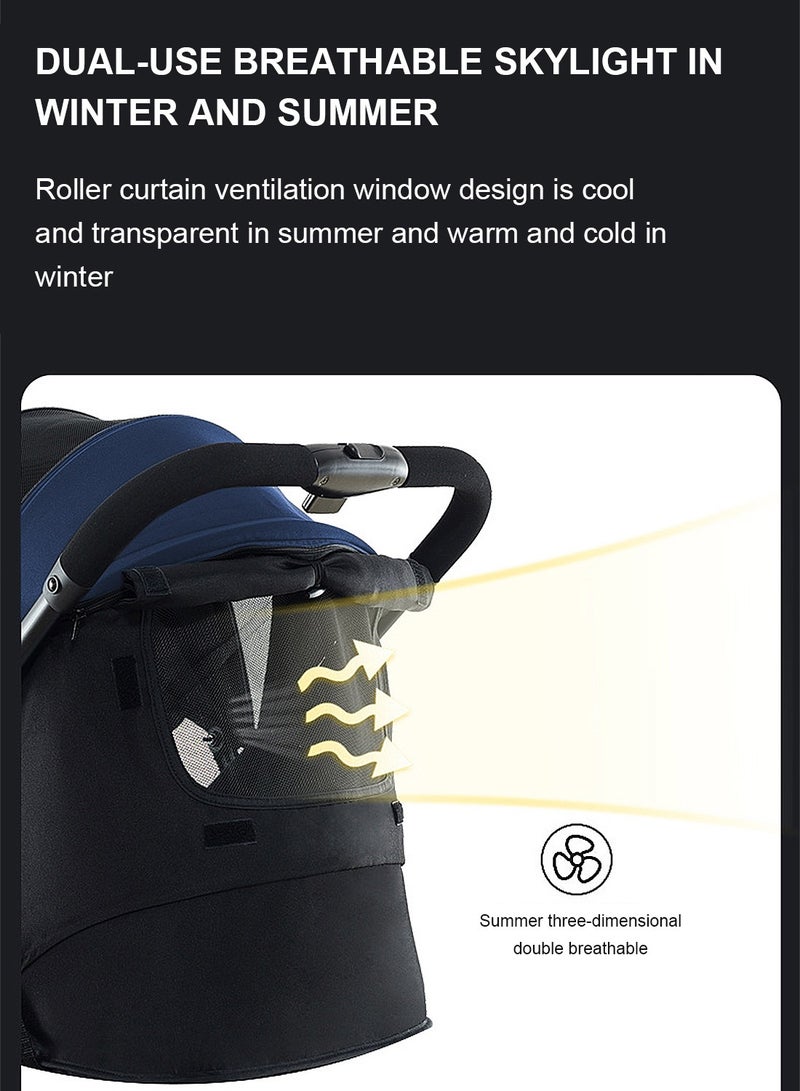 MaBaby Baby Compact Stroller, Travel System Lightweight Stroller, Easy To Fold,Travel Stroller Pram With Adjustable Footrest, Can Sit And Lie - Image 2