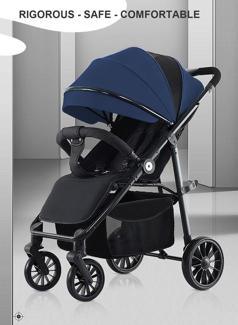 MaBaby Baby Compact Stroller, Travel System Lightweight Stroller, Easy To Fold,Travel Stroller Pram With Adjustable Footrest, Can Sit And Lie - Image 5