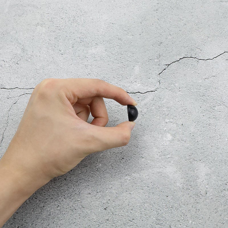 مايكرو تريدرز مجموعة مايكرو تريدرز من 25 قطعة من وسادات السيليكون ذاتية اللصق لامتصاص الضوضاء، مضادة للصدمات والانزلاق، سوداء اللون، مقاس 19 × 10 مم، مناسبة لمكبرات الصوت والأجهزة الإلكترونية وأسطح الطاولات وأجهزة الكمبيوتر المحمولة والأدراج. - Image 5