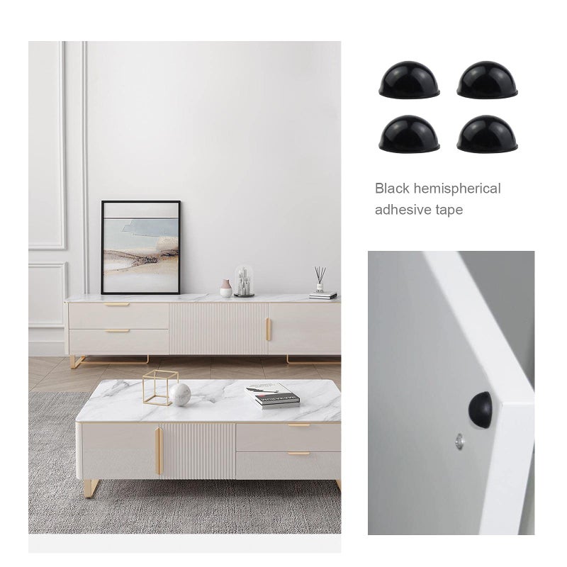 مايكرو تريدرز مجموعة مايكرو تريدرز من 25 قطعة من وسادات السيليكون ذاتية اللصق لامتصاص الضوضاء، مضادة للصدمات والانزلاق، سوداء اللون، مقاس 19 × 10 مم، مناسبة لمكبرات الصوت والأجهزة الإلكترونية وأسطح الطاولات وأجهزة الكمبيوتر المحمولة والأدراج. - Image 3