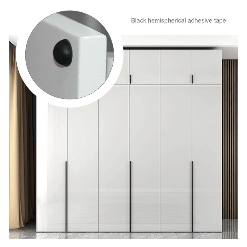 مايكرو تريدرز مجموعة مايكرو تريدرز من 25 قطعة من وسادات السيليكون ذاتية اللصق لامتصاص الضوضاء، مضادة للصدمات والانزلاق، سوداء اللون، مقاس 19 × 10 مم، مناسبة لمكبرات الصوت والأجهزة الإلكترونية وأسطح الطاولات وأجهزة الكمبيوتر المحمولة والأدراج. - Image 2