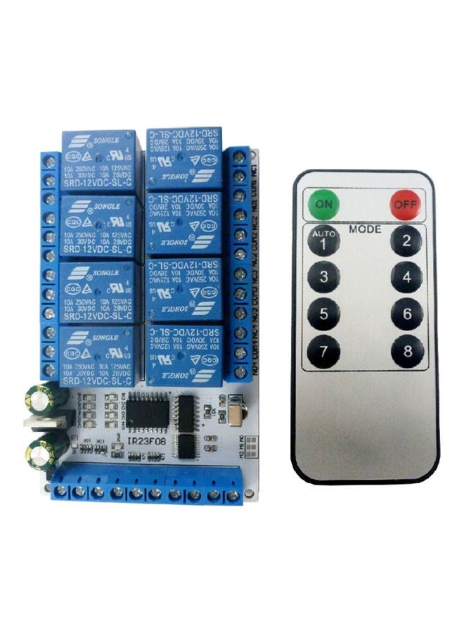 NIBEMINENT IR23F08 8 Channel Multi-Function RC Module Blue  - Image 1