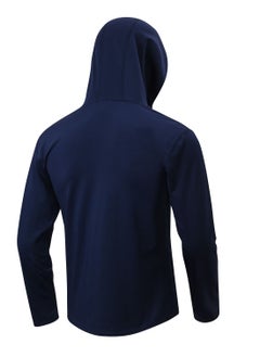 Loquat Men Quick Dry Breathable Elastic Coat Dark Blue  - Image 2