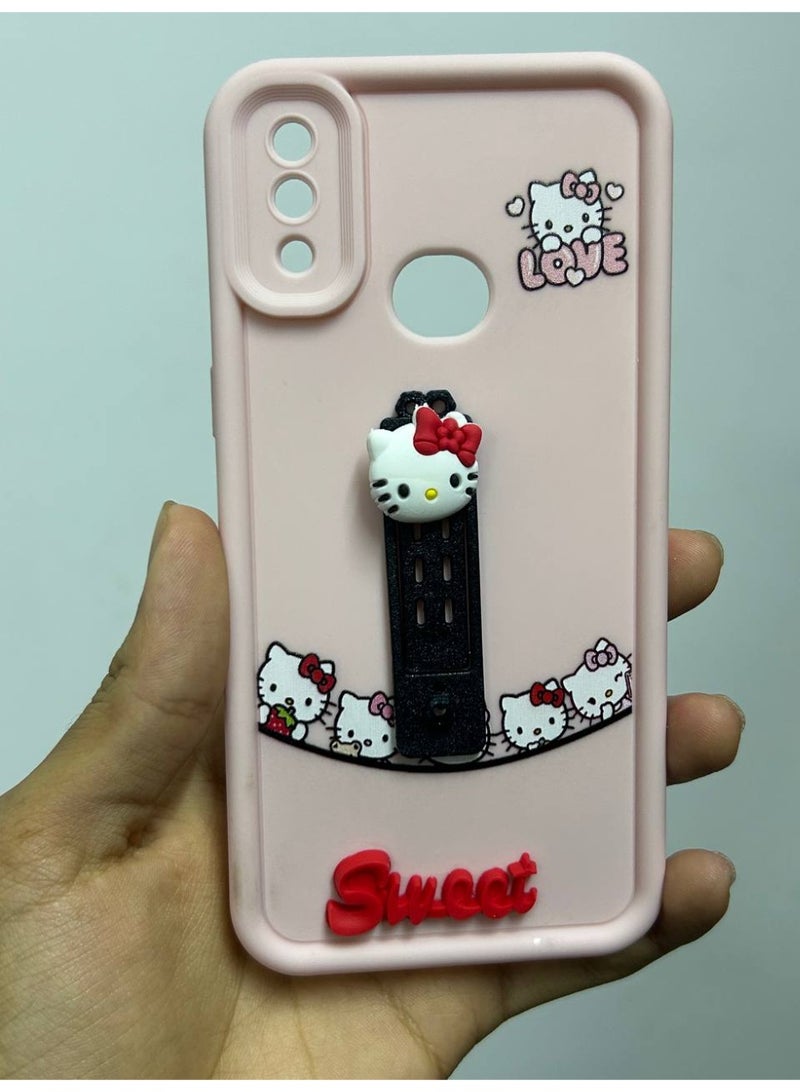 جراب خلفي بتصميم كرتوني جديد عليه كلمه Sweet متوافق مع هاتف Samsung A10S - Image 2