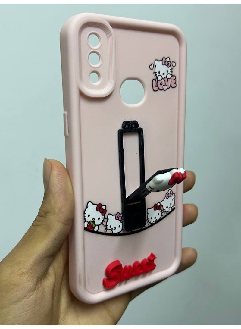 جراب خلفي بتصميم كرتوني جديد عليه كلمه Sweet متوافق مع هاتف Samsung A10S - Image 1