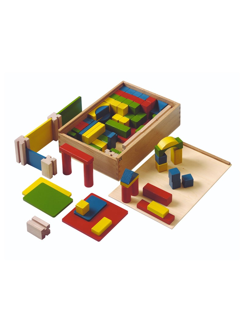 100 Colored Building Blocks