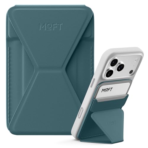 MOFT Magnetic Wallet Stand Compatible with iPhone 171615141312 Series Angle Adjustment Magsafe Compatible MOVAS Phone StandJungle - Image 1