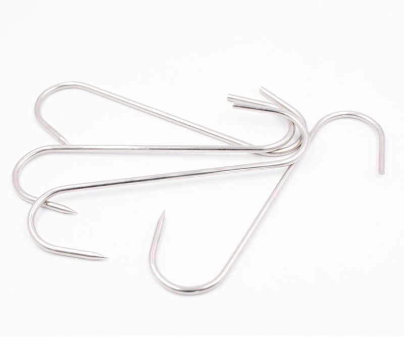 Honshen Meat Hooks 6 Inch 4Mm S-Hook Stainless Steel Meat Processing Butcher Hook Pot Hooks (6 Inch) - Image 4