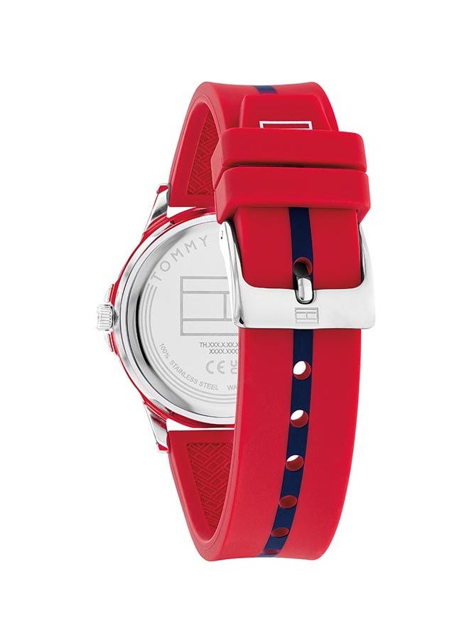 TOMMY HILFIGER Unisex Analog Round Shape Silicone Wrist Watch 34 mm  - Image 4