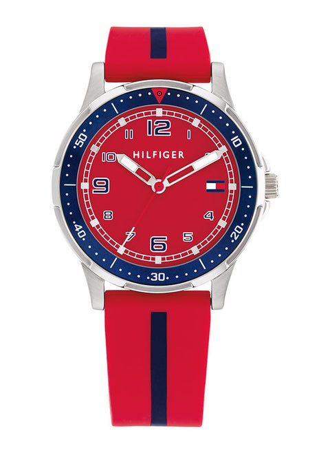 Unisex Analog Round Shape Silicone Wrist Watch 34 mm