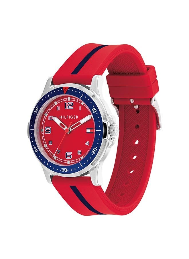 TOMMY HILFIGER Unisex Analog Round Shape Silicone Wrist Watch 34 mm  - Image 2