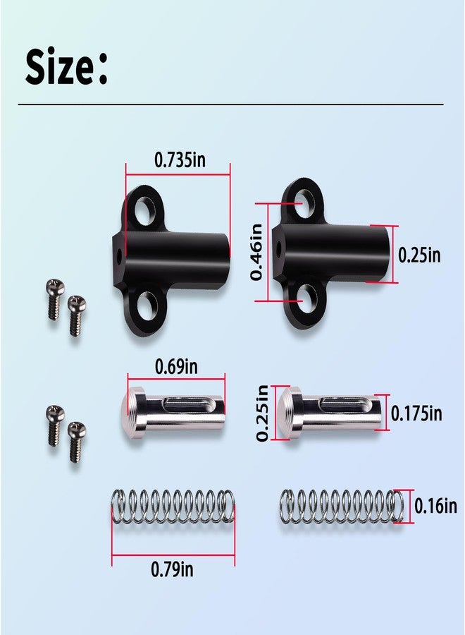 XTPTFABS 2Pcs Metal Bump Stops Compatible with Vanquish H10 Optic, Replaces Plastic Bump Stops from VPS09010, VPS09027, VPS10504, VPS10505 - Image 3