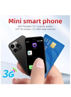 SOYES XS15 Pro Super Mini Smart Phone Android Quad Core Black, Mobile Mini Smartphone Ultra Small Pocket Student Children Men and Women  - Image 2