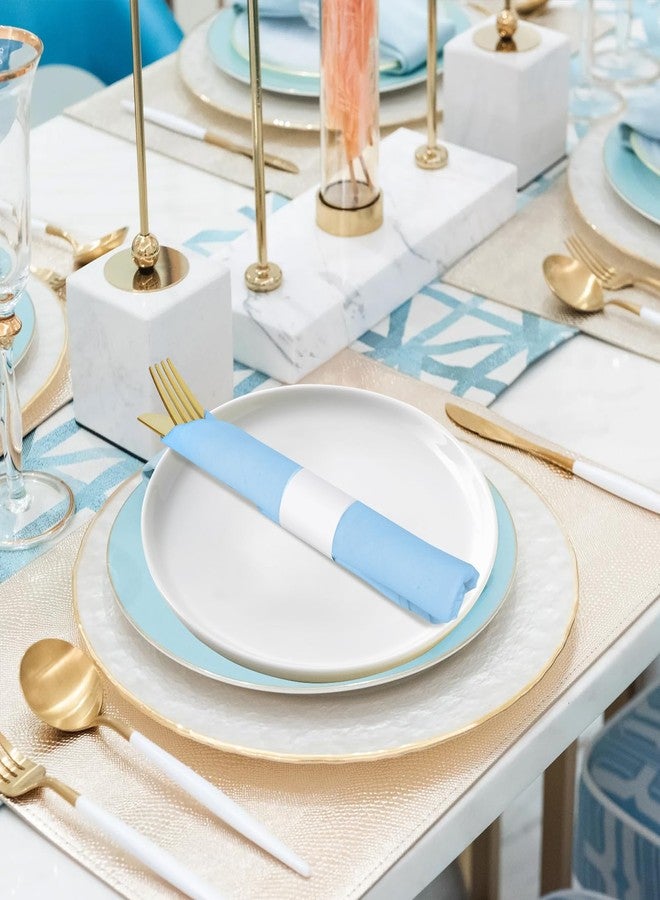 Germiwipe Paper Napkin Rings Self Adhesive,Printed Paper Napkin Band (Pack of 500),1.5"x4.25",White - Image 2
