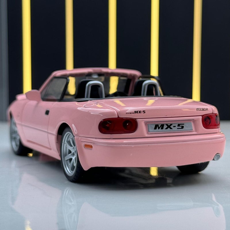 Zhongyuan xinghejin car model 1 to 32 Mazda MX5 convertible sports car with sound and light toy car music model decoration - Image 2
