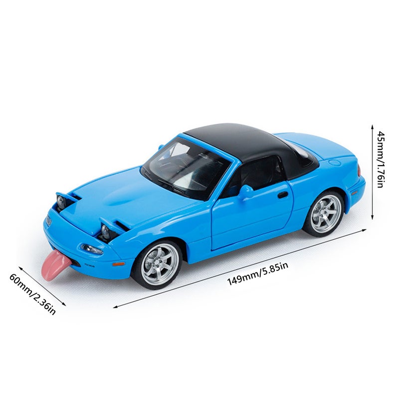 Zhongyuan xinghejin car model 1 to 32 Mazda MX5 convertible sports car with sound and light toy car music model decoration - Image 5