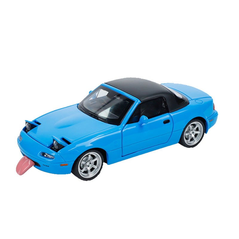 Zhongyuan xinghejin car model 1 to 32 Mazda MX5 convertible sports car with sound and light toy car music model decoration - Image 1