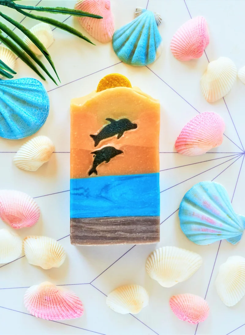 The Skin Concept  The Skin Concept Premium Soap Bar - Beaches and Sunsets - Handmade, Vegan for Women | Best Price UAE