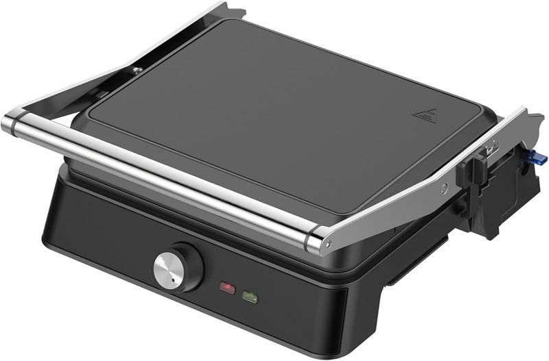 ويستنجهاوس شواية ويستينغهاوس الأمريكية من سلسلة الطراز الرترو (Westinghouse USA Retro Series Contact Grill) – مقاسات 290 × 240 مم – لون أسود؛ قوة 2200 واط، فتحة قابلة للتحريك بزاوية 180 درجة، تحكم في درجة الحرارة والارتفاع، ألواح غير لاصقة (نسخة KSA) – ضمان لمدة سنتين. - Image 1